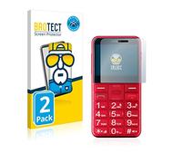 BROTECT Protector Pantalla Completa para Panasonic KX-TU155 (2 Unidades) 3D Curvo