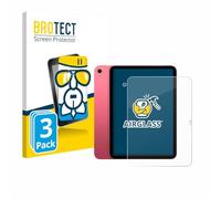 BROTECT Protector Pantalla Cristal para Apple iPad A16 11" 2025 (Frontal+Cámara) Protector Vidrio (3 Unidades) - [Dureza 9H, Anti-Arañazos]