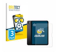 BROTECT Protector Pantalla Cristal para Apple iPad Pro 11" 2024 (Frontal+Cámara) Protector Vidrio (3 Unidades) - [Dureza 9H, Anti-Arañazos]