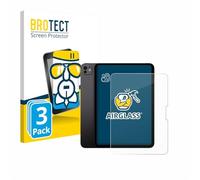 BROTECT Protector Pantalla Cristal para Apple iPad Pro 11" 2025 (Frontal+Cámara) Protector Vidrio (3 Unidades) - [Dureza 9H, Anti-Arañazos]