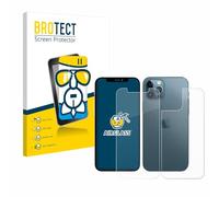 BROTECT Protector Pantalla Cristal para Apple iPhone 12 Pro (Frontal+Trasero) Protector Vidrio - [Dureza 9H, Anti-Arañazos]