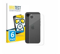 BROTECT Protector Pantalla Cristal para Apple iPhone 17e (Trasero) Protector Vidrio (6 Unidades) - [Dureza 9H, Anti-Arañazos]