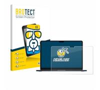 BROTECT Protector Pantalla Cristal para Apple MacBook Air 13" M4 2025 / M5 2026 Protector Vidrio - [Dureza 9H, Anti-Arañazos]