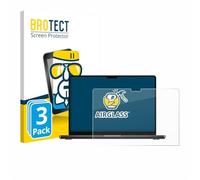 BROTECT Protector Pantalla Cristal para Apple MacBook Pro 14" 2025 M5 Protector Vidrio (3 Unidades) - [Dureza 9H, Anti-Arañazos]