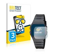 BROTECT Protector Pantalla Cristal para Casio Collection Unisex F-91W Protector Vidrio (3 Unidades) - [Dureza 9H, Anti-Arañazos]