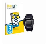 BROTECT Protector Pantalla Cristal para Casio G-Shock DW-5600RL-1 Protector Vidrio (3 Unidades) - [Dureza 9H, Anti-Arañazos]