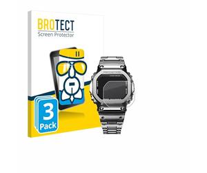 BROTECT Protector Pantalla Cristal para Casio G-Shock GMW-B5000D-1ER Protector Vidrio (3 Unidades) - [Dureza 9H, Anti-Arañazos]