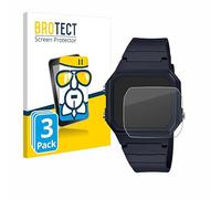 BROTECT Protector Pantalla Cristal para Casio Unisex F-91W Protector Vidrio (3 Unidades) - [Dureza 9H, Anti-Arañazos]