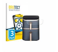 BROTECT Protector Pantalla Cristal para Cosori Turbo Tower Pro Protector Vidrio (3 Unidades) - [Dureza 9H, Anti-Arañazos]