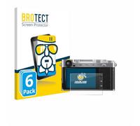 BROTECT Protector Pantalla Cristal para Fujifilm X-E5 Protector Vidrio (6 Unidades) - [Dureza 9H, Anti-Arañazos]