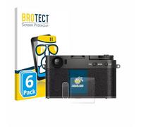 BROTECT Protector Pantalla Cristal para Fujifilm X-HF1 Protector Vidrio (6 Unidades) - [Dureza 9H, Anti-Arañazos]