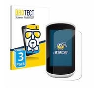 BROTECT Protector Pantalla Cristal para Garmin Edge Explore 2018 Protector Vidrio (3 Unidades) - [Dureza 9H, Anti-Arañazos]