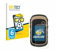 BROTECT Protector Pantalla Cristal para Garmin eTrex 32x / 30x / 30 / 20x / 20/10 Protector Vidrio (6 Unidades) - [Dureza 9H, Anti-Arañazos]