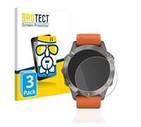 BROTECT Protector Pantalla Cristal para Garmin Fenix 6/6 Pro / 6 Pro Solar Protector Vidrio (3 Unidades) - [Dureza 9H, Anti-Arañazos]