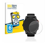 BROTECT Protector Pantalla Cristal para Garmin Fenix 7 Pro Solar (47 mm) Protector Vidrio (6 Unidades) - [Dureza 9H, Anti-Arañazos]