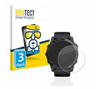BROTECT Protector Pantalla Cristal para Garmin Fenix 7X Pro Solar (51 mm) Protector Vidrio (3 Unidades) - [Dureza 9H, Anti-Arañazos]
