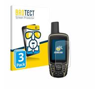 BROTECT Protector Pantalla Cristal para Garmin GPSMAP 65s Protector Vidrio (3 Unidades) - [Dureza 9H, Anti-Arañazos]