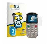 BROTECT Protector Pantalla Cristal para Gigaset GL395 Protector Vidrio (3 Unidades) - [Dureza 9H, Anti-Arañazos]