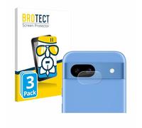 BROTECT Protector Pantalla Cristal para Google Pixel 8a (SÓLO Cámara) Protector Vidrio (3 Unidades) - [Dureza 9H, Anti-Arañazos]