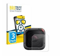 BROTECT Protector Pantalla Cristal para GoPro Hero 5 Session Lente (Carcasa) Protector Vidrio (3 Unidades) - [Dureza 9H, Anti-Arañazos]