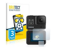 BROTECT Protector Pantalla Cristal para GoPro Hero 8 Black Protector Vidrio (3 Unidades) - [Dureza 9H, Anti-Arañazos]