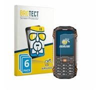 BROTECT Protector Pantalla Cristal para Hammer H Power Plus LTE Protector Vidrio (6 Unidades) - [Dureza 9H, Anti-Arañazos]