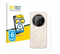 BROTECT Protector Pantalla Cristal para Honor Magic 8 Pro (Trasero) Protector Vidrio (6 Unidades) - [Dureza 9H, Anti-Arañazos]
