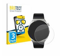 BROTECT Protector Pantalla Cristal para Huawei Watch GT 3 Pro Titanium (46mm) Protector Vidrio (3 Unidades) - [Dureza 9H, Anti-Arañazos]