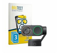 BROTECT Protector Pantalla Cristal para Insta360 Link 2 Pro (Lente) Protector Vidrio (3 Unidades) - [Dureza 9H, Anti-Arañazos]