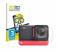 BROTECT Protector Pantalla Cristal para Insta360 One RS 4K Edition (Lente) Protector Vidrio (3 Unidades) - [Dureza 9H, Anti-Arañazos]