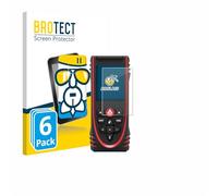 BROTECT Protector Pantalla Cristal para Leica DISTO X3 Protector Vidrio (6 Unidades) - [Dureza 9H, Anti-Arañazos]