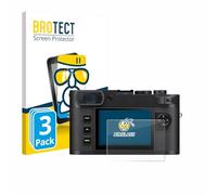 BROTECT Protector Pantalla Cristal para Leica M EV1 Protector Vidrio (3 Unidades) - [Dureza 9H, Anti-Arañazos]