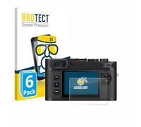 BROTECT Protector Pantalla Cristal para Leica M EV1 Protector Vidrio (6 Unidades) - [Dureza 9H, Anti-Arañazos]