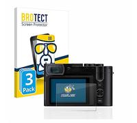 BROTECT Protector Pantalla Cristal para Leica Q3 / Q3 43 Protector Vidrio (3 Unidades) - [Dureza 9H, Anti-Arañazos]