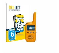 BROTECT Protector Pantalla Cristal para Motorola Talkabout T72 Protector Vidrio (6 Unidades) - [Dureza 9H, Anti-Arañazos]