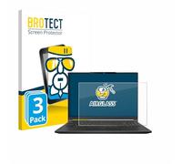 BROTECT Protector Pantalla Cristal para MSI Stealth A16 AI+ Protector Vidrio (3 Unidades) - [Dureza 9H, Anti-Arañazos]
