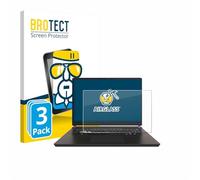 BROTECT Protector Pantalla Cristal para MSI Vector 17 HX Protector Vidrio (3 Unidades) - [Dureza 9H, Anti-Arañazos]