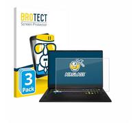 BROTECT Protector Pantalla Cristal para MSI Vector A18 HX 2025 Protector Vidrio (3 Unidades) - [Dureza 9H, Anti-Arañazos]
