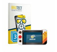 BROTECT Protector Pantalla Cristal para My Arcade Atari Gamestation Go Portable Protector Vidrio (3 Unidades) - [Dureza 9H, Anti-Arañazos]
