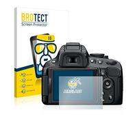 BROTECT Protector Pantalla Cristal para Nikon D5100 Protector Vidrio - [Dureza 9H, Anti-Arañazos]