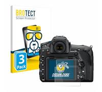 BROTECT Protector Pantalla Cristal para Nikon D850 Protector Vidrio (3 Unidades) - [Dureza 9H, Anti-Arañazos]