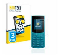 BROTECT Protector Pantalla Cristal para Nokia 105 4G (2023) Protector Vidrio (3 Unidades) - [Dureza 9H, Anti-Arañazos]