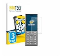 BROTECT Protector Pantalla Cristal para Nokia 130 Music Protector Vidrio (3 Unidades) - [Dureza 9H, Anti-Arañazos]