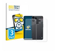 BROTECT Protector Pantalla Cristal para Nothing Phone (3a) Lite (Frontal+Trasero) Protector Vidrio (3 Unidades) - [Dureza 9H, Anti-Arañazos]