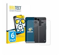 BROTECT Protector Pantalla Cristal para Nothing Phone (3a) Lite (Frontal+Trasero) Protector Vidrio (6 Unidades) - [Dureza 9H, Anti-Arañazos]