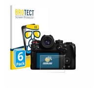 BROTECT Protector Pantalla Cristal para Panasonic Lumix DC-S1RII Protector Vidrio (6 Unidades) - [Dureza 9H, Anti-Arañazos]