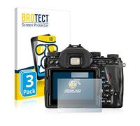 BROTECT Protector Pantalla Cristal para Pentax K-1 Protector Vidrio (3 Unidades) - [Dureza 9H, Anti-Arañazos]