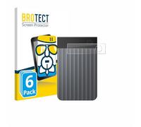 BROTECT Protector Pantalla Cristal para PLAUD Note Pro Protector Vidrio (6 Unidades) - [Dureza 9H, Anti-Arañazos]