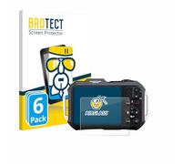 BROTECT Protector Pantalla Cristal para Ricoh Pentax WG-1000 Protector Vidrio (6 Unidades) - [Dureza 9H, Anti-Arañazos]