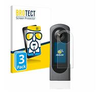 BROTECT Protector Pantalla Cristal para Ricoh Theta X Protector Vidrio (3 Unidades) - [Dureza 9H, Anti-Arañazos]